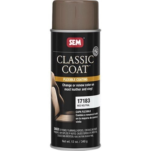 SEM 17183 Classic Coat Medium Neutral for Interior Vinyl & Leather 12 oz