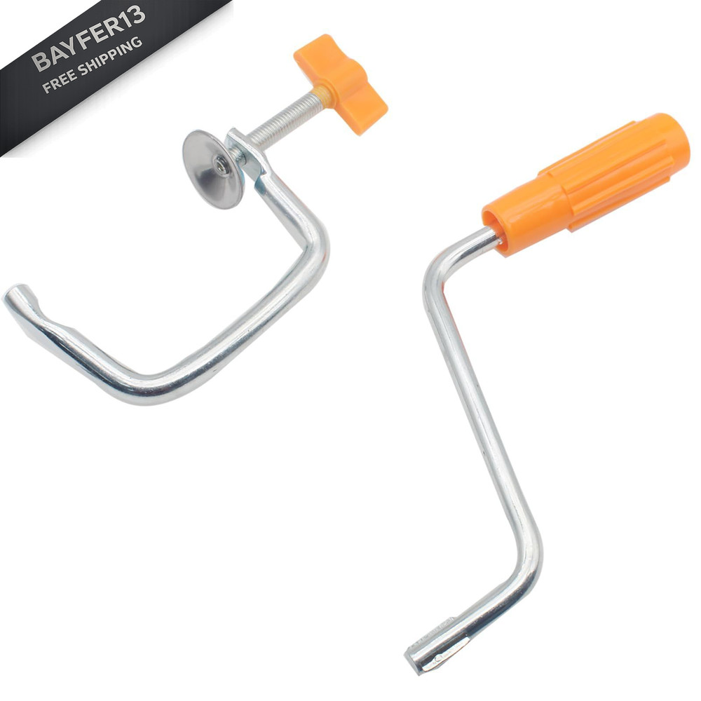 OZXNO 1Set Pasta Machine Handle and Clip Replacement Maker Clamp Orange