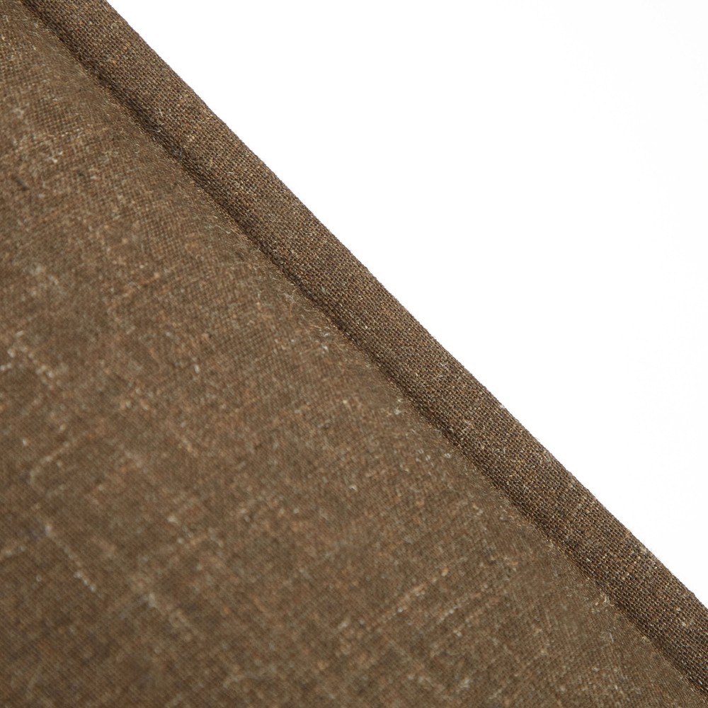 2-Pack Linen Pillows 20"x20" Brown Basket