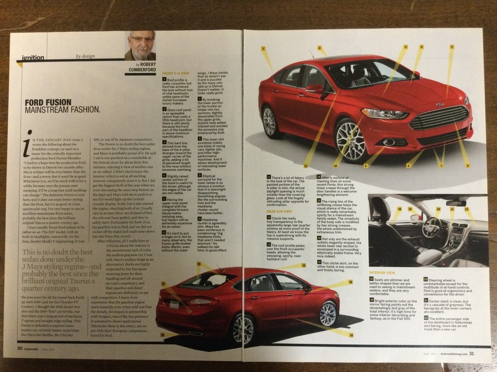 Misc 5569 Article 2012 Ford Fusion June 2012 2 page