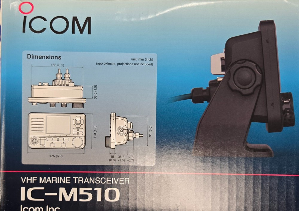 Icom M510 Fixed Mount VHF Radio