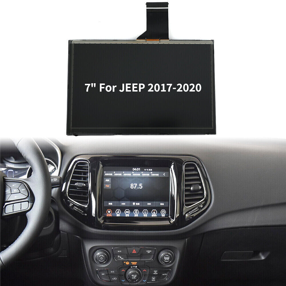 7" LCD Display Touch Screen Radio Navigation Replace For 2017-2020 Jeep Compass