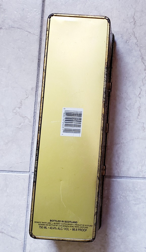 Dewar's Scottish Whisky Hinged Tin