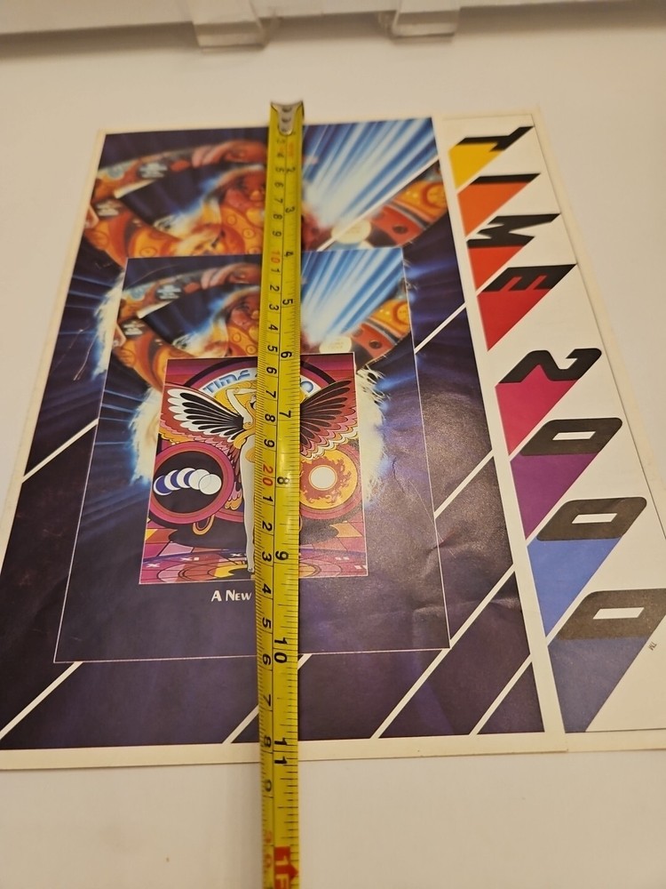 Atari Time 2000 Pinball Machine FLYER 1977 Ad Promo Insert Brochure Original