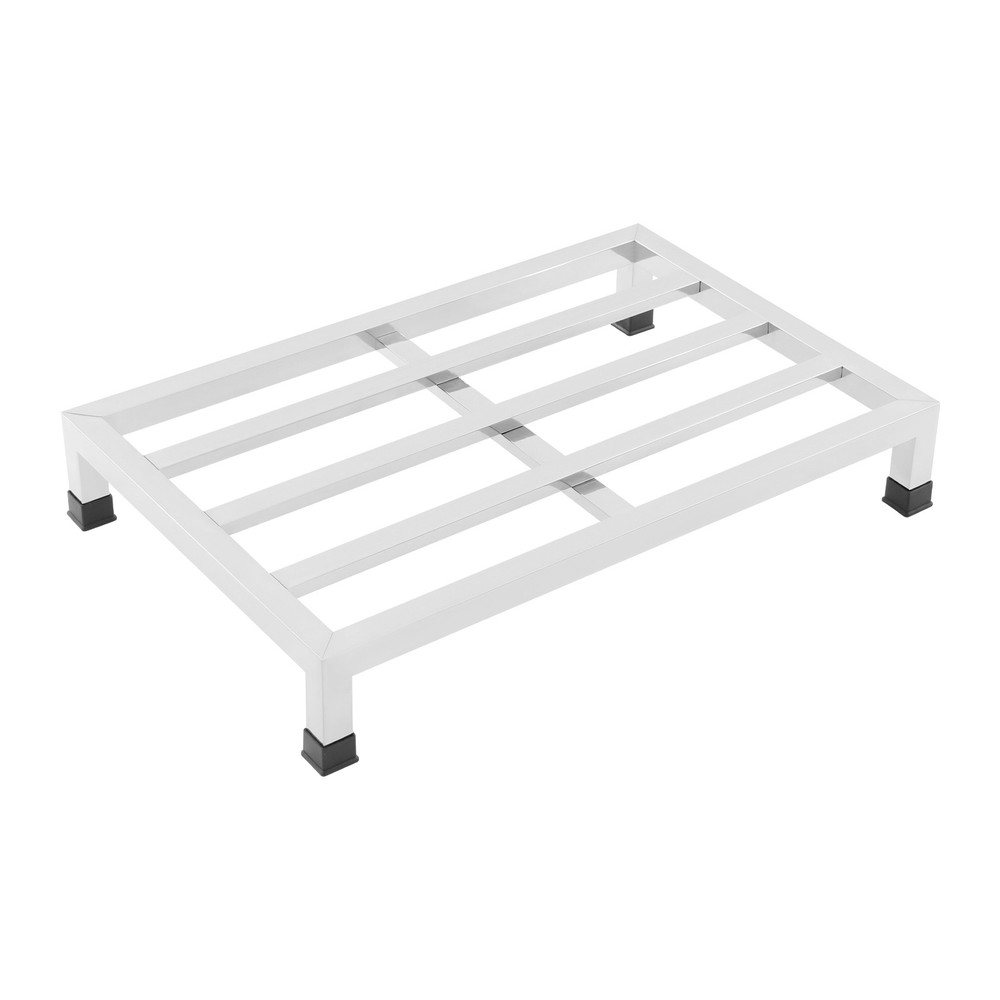 2 Pack Stainless Steel Dunnage Racks - Heavy-Duty Storage Solution
