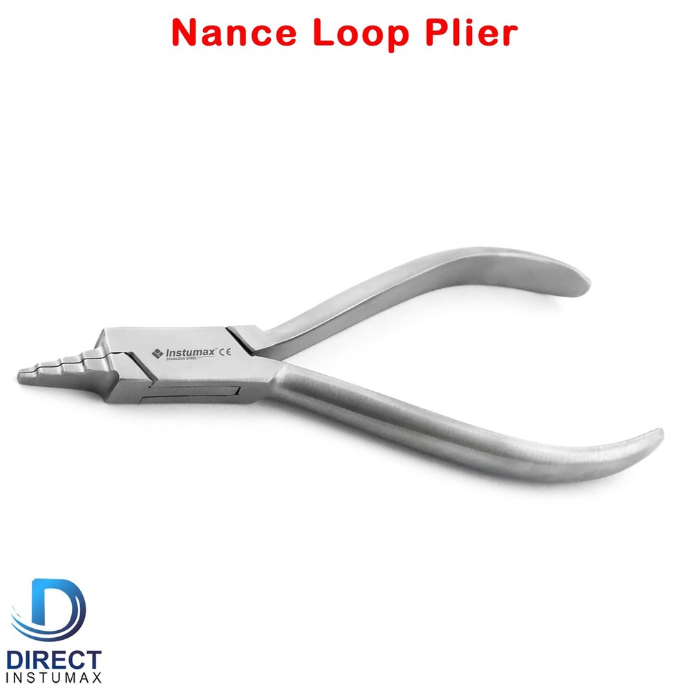 Dental Nance Loop Plier Orthodontic Wire Bending Loop Forming Plier Ortho Lab