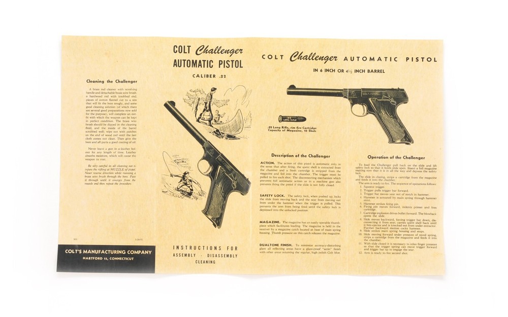 Colt Challenger Owner's Manual