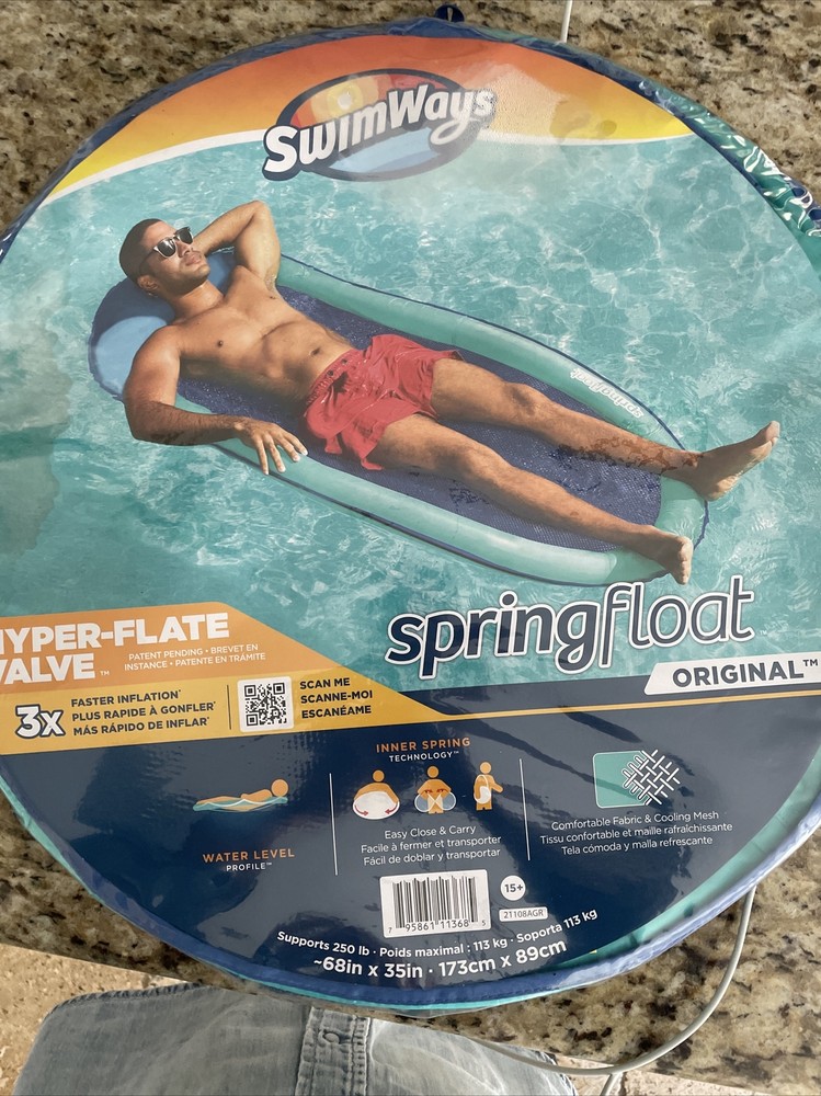 Swim Ways Spring Float Pool Float Raft New Water Float Adult
