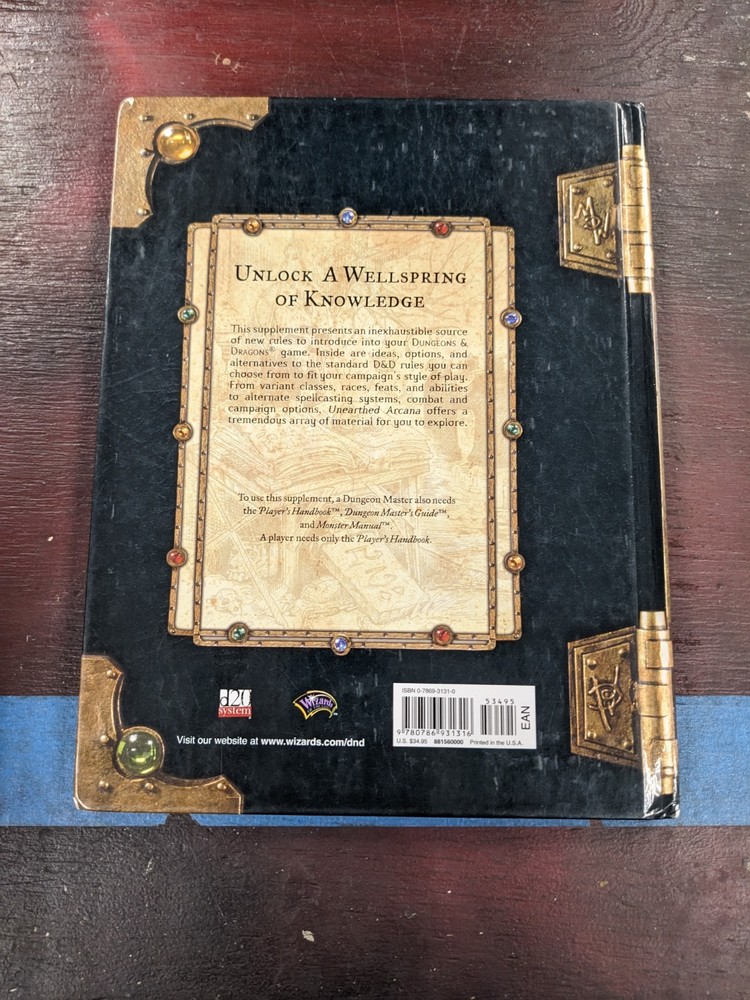 Unearthed Or Canada Dungeons & Dragons D20 WOTC