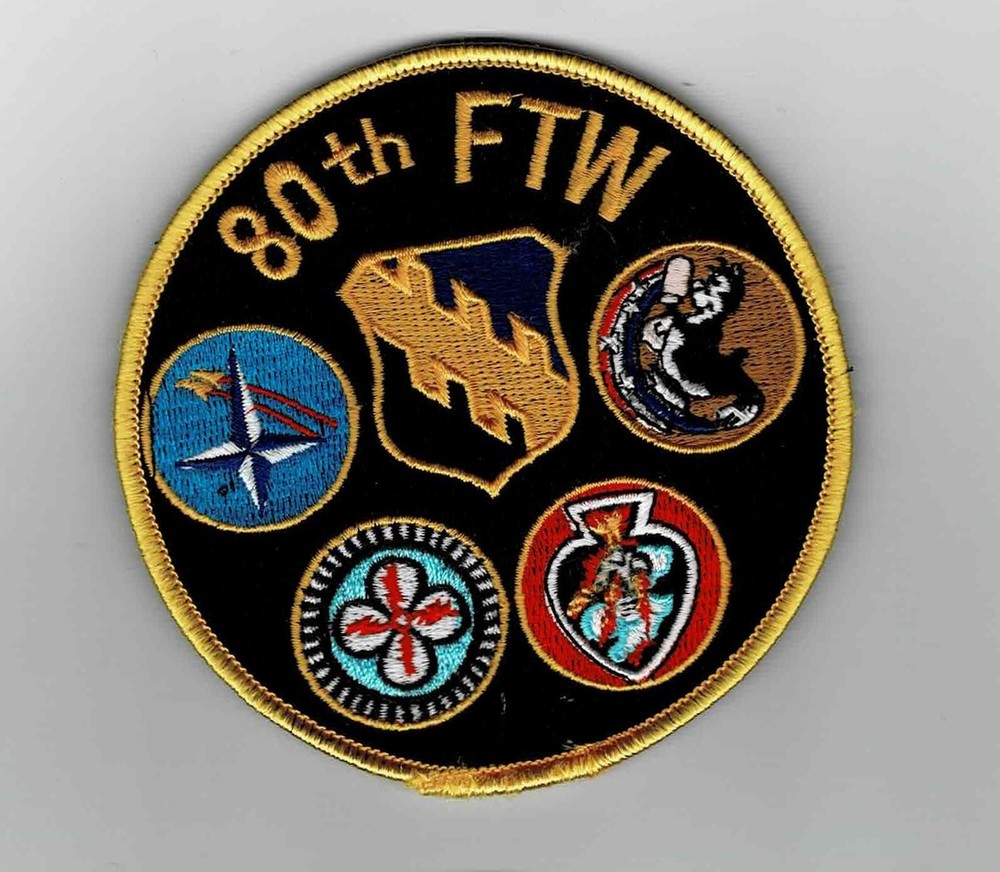 USAF 80th Fighter Training Wing "Gaggle" patch.