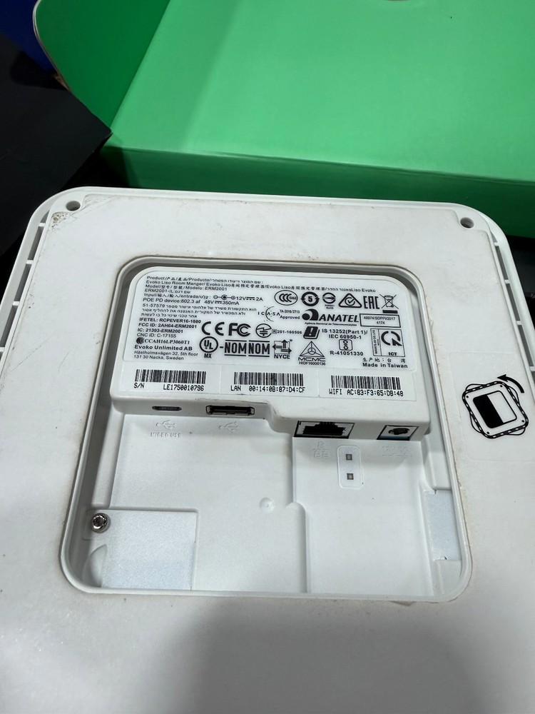 Evoko ERM2001 Liso Room Manager Room Booking System