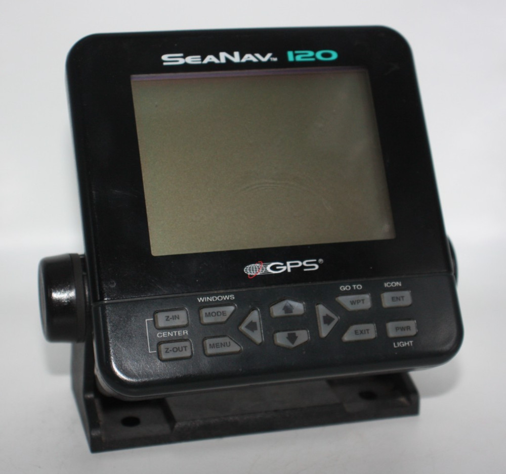 SeaNav 120 Marine GPS Chart Plotter Boat Sea Electronics - Unit Only Untested