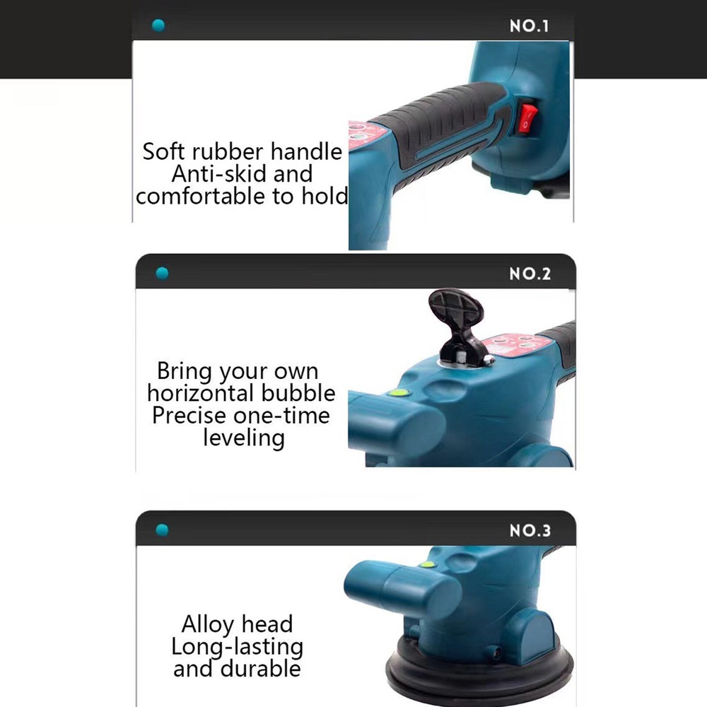 High Power Floor Tile Laying Machine Adjustable Floor Vibrator Power Tool