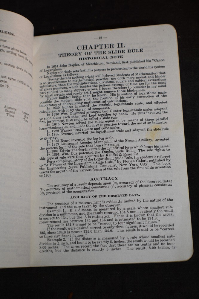 1944 The Polyphase Slide Rule No. N4053 Manual