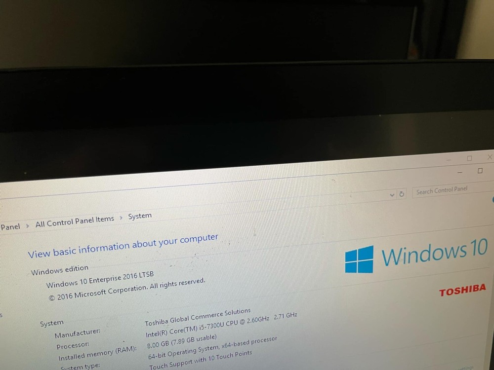 TOSHIBA 6200-E35 ALL IN ONE POS SYSTEM