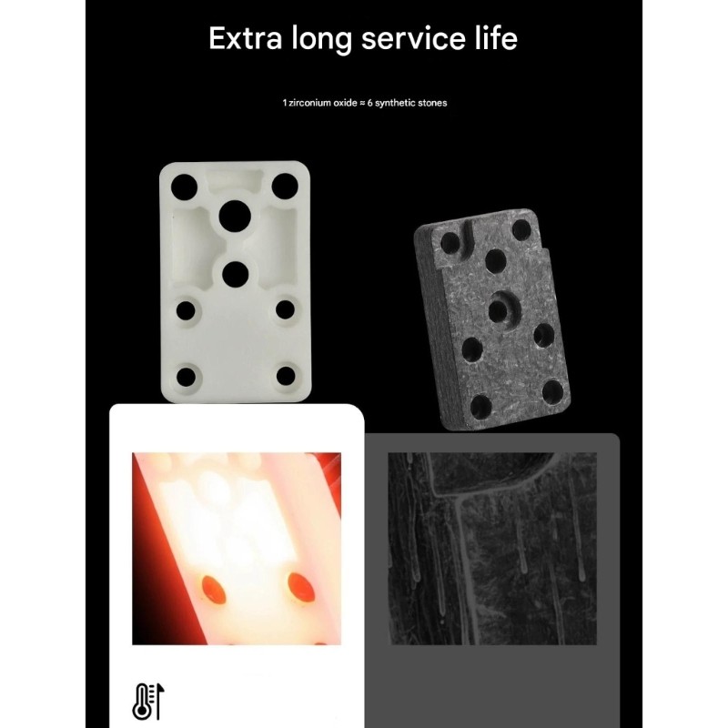 Printer Upgraded Heating Block Kit for Lab H2D Right End Ceramic Zirconia