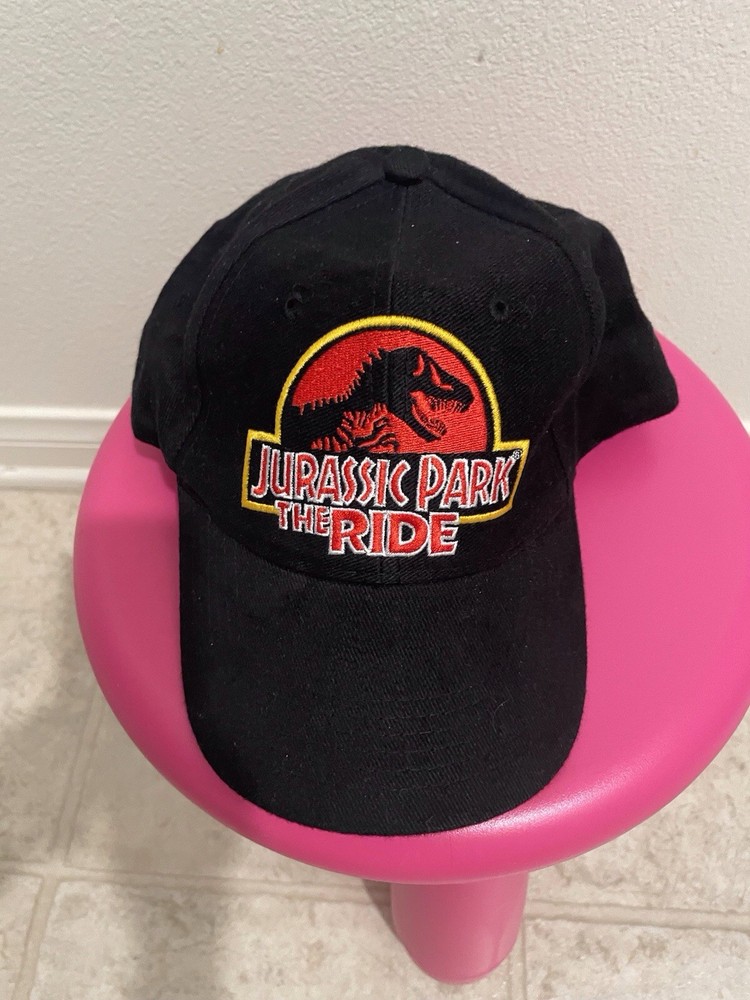 Jurassic Park The Ride Universal Studios Black Adjustable Hat