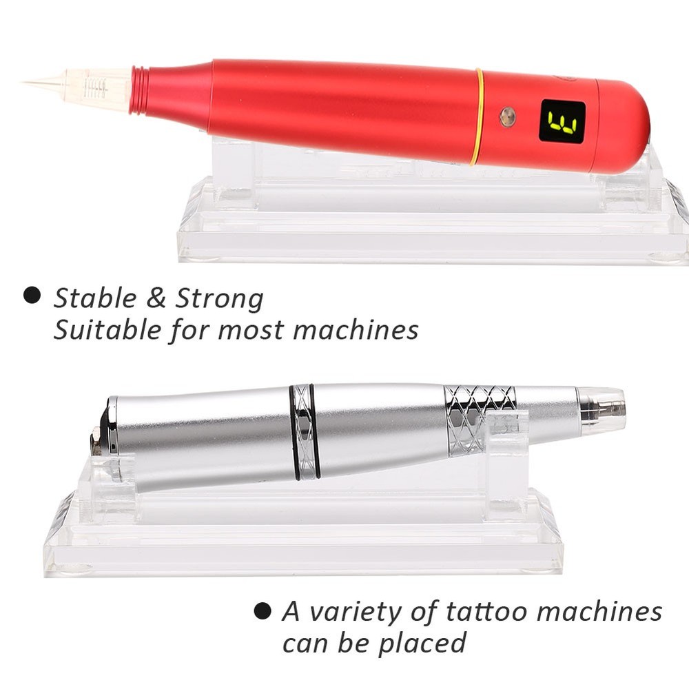 Acrylic Tattoo Pen Machine Holder Display Stand Rack Rest Support Organizer BT0
