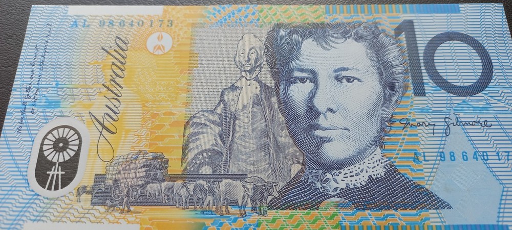 Australia 10 dollars, 1998, MacFarlane/Evans, Polymer, (P-52b)