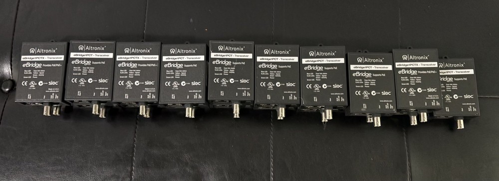 Altronix eBridge1PCT EoC Single Port Transceiver, 25Mbps, Passes PoE