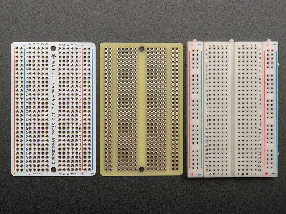 Adafruit Perma-Proto Half Sized Breadboard PCB Perf Boards 400 T Prototyping Q07