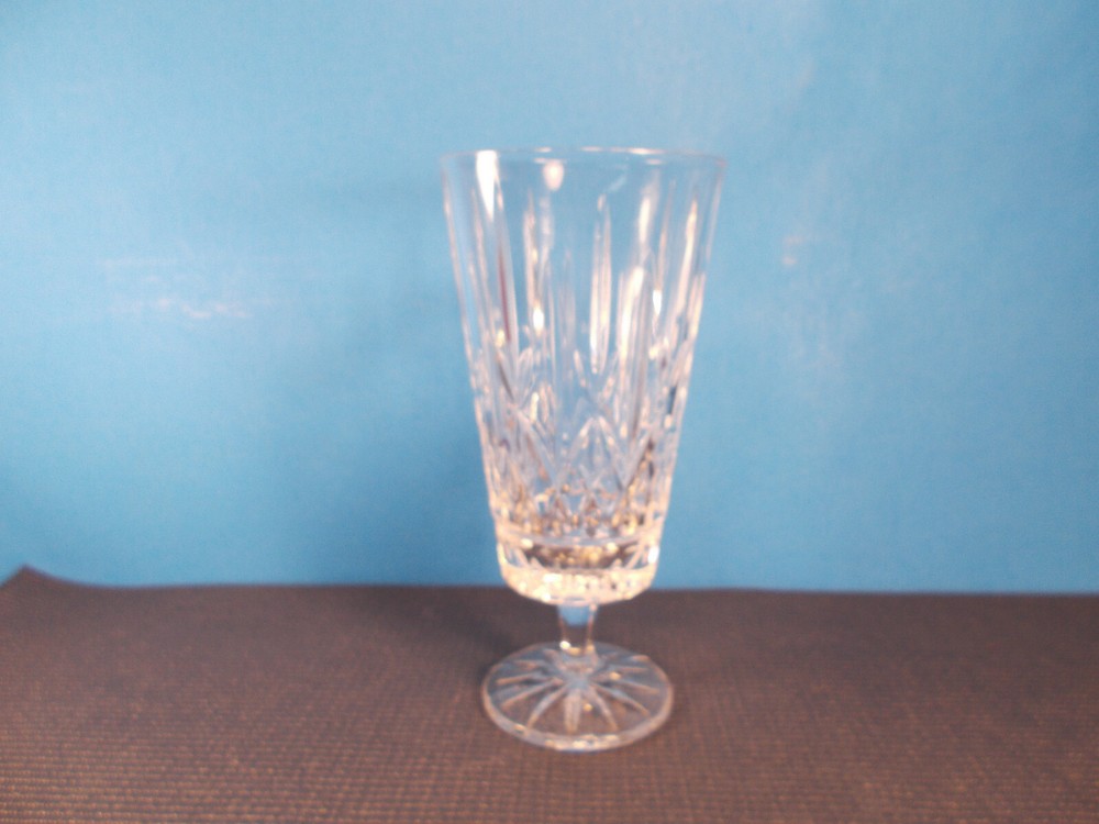 Godinger Crystal Caitlin Pattern Iced Tea Goblet 7 3/4"
