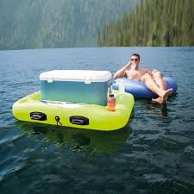 Ozark Trail 28 qt Cooler Float with 2 Cup Holders