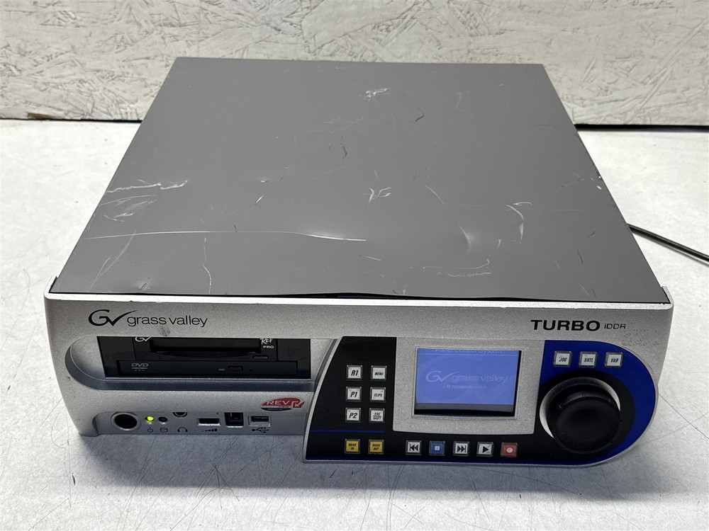 GRASS VALLEY TURBO iDDR DIGITAL DISK RECORDER MODEL TURBO-R AS-IS