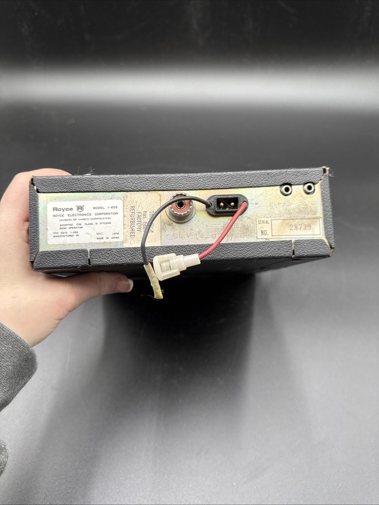 ROYCE CB RADIO 1976 Transceiver Model I-655 NOT TESTED