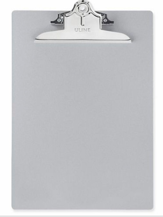 Aluminum Clipboard - Letter Size