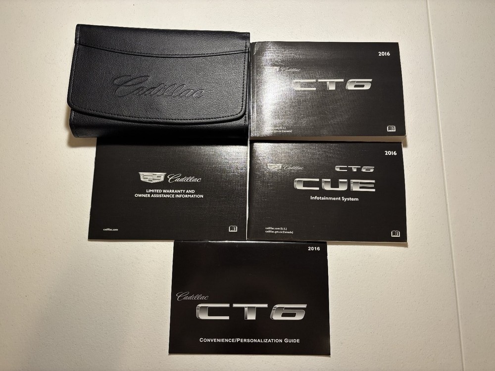 2016 Cadillac CT6 Owner Manual Set