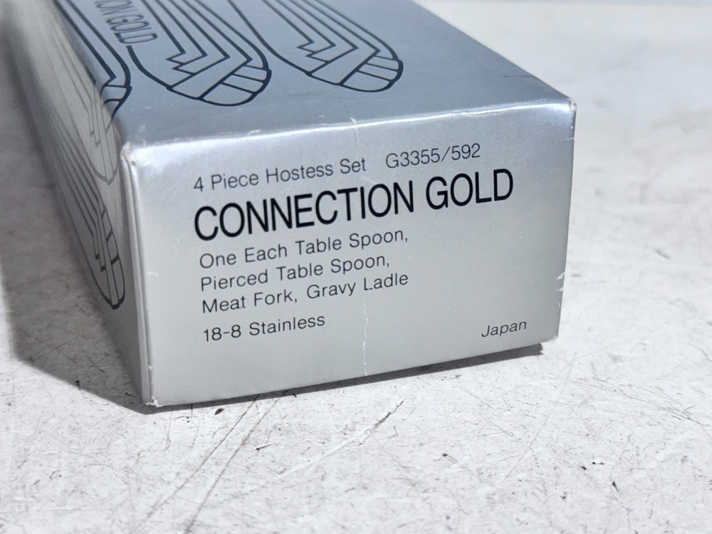 Mikasa Gerald Patrick Connection Gold 4pc Hostess Set G3355/592