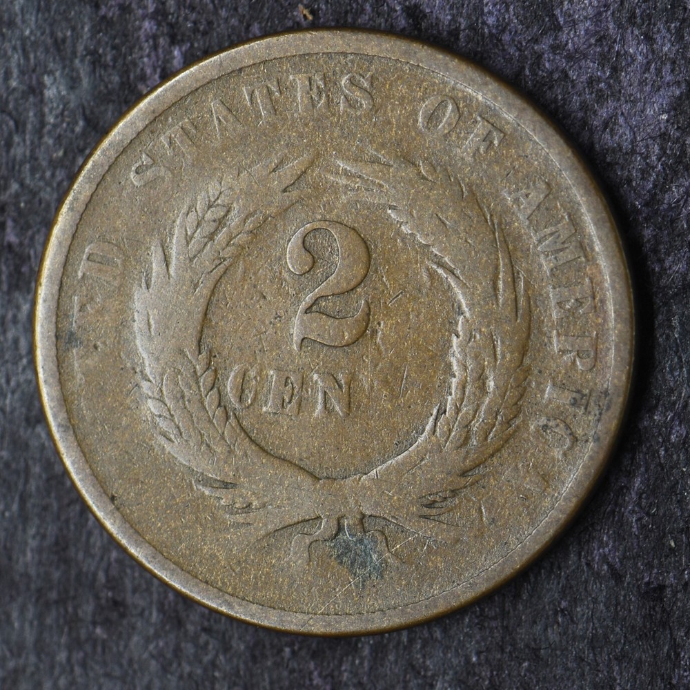 1864 2C Two Cent Piece - COINGIANTS -