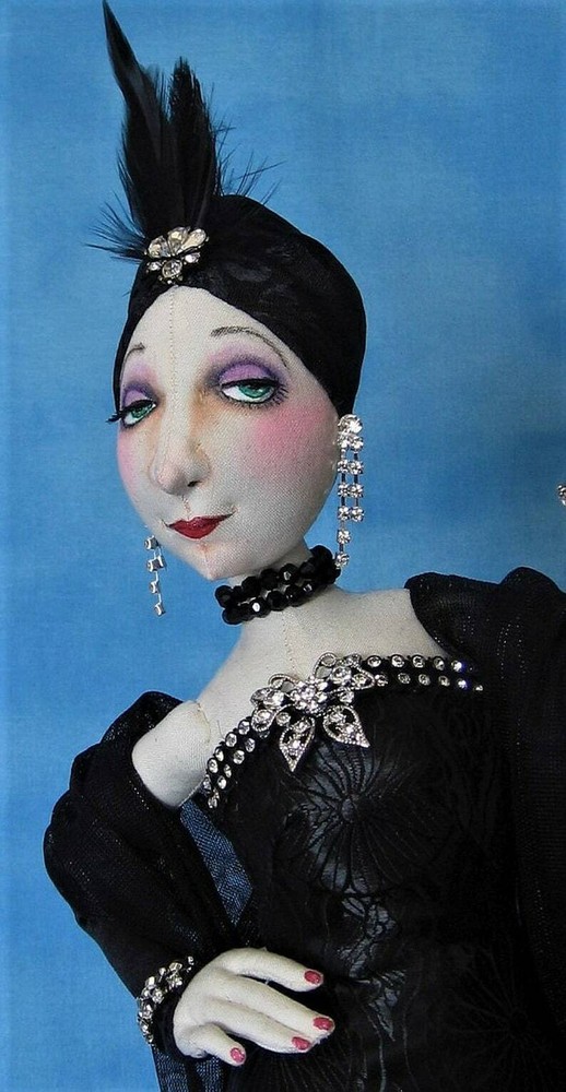 Cloth Art Doll (Paper) Pattern "Diva" by Arley Berryhill