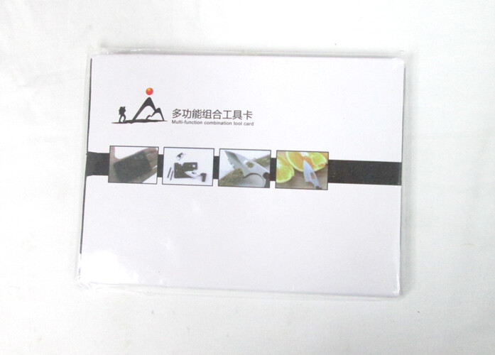 Multi-Function Wallet Combination Tool Card 9 Functions Knife Pick Opener NIB