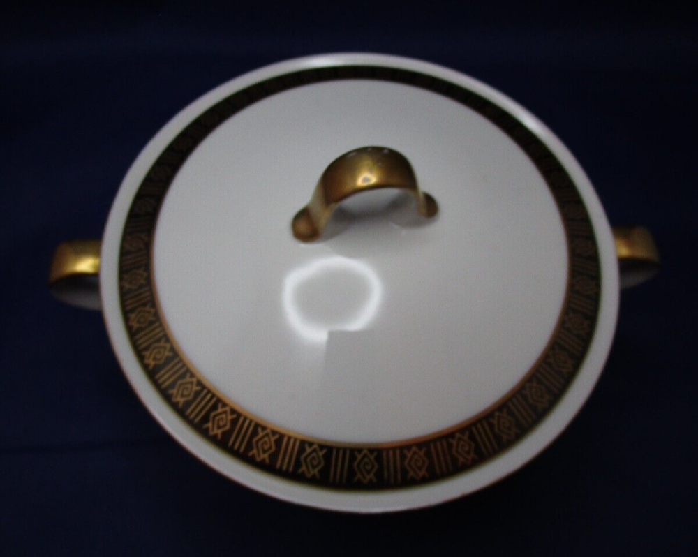 Traditions Fine China Ebony Sugar Bowl