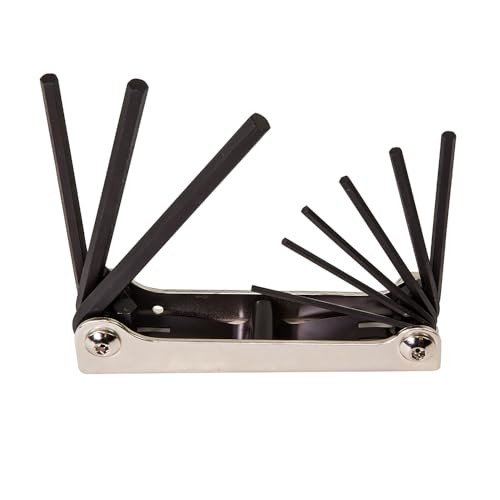 Klein Tools 9 Key SAE Silver Wrench Folding Hex Key Set Made in USA