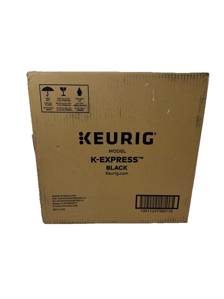 KEURIG K-EXPRESS SINGLE SERVE K-CUP POD COFFEE MAKER - BLACK