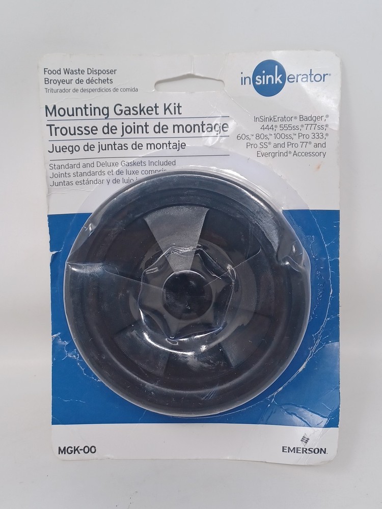 (2-Pk) InSinkErator Mounting Gasket Kit Black MGK-OO