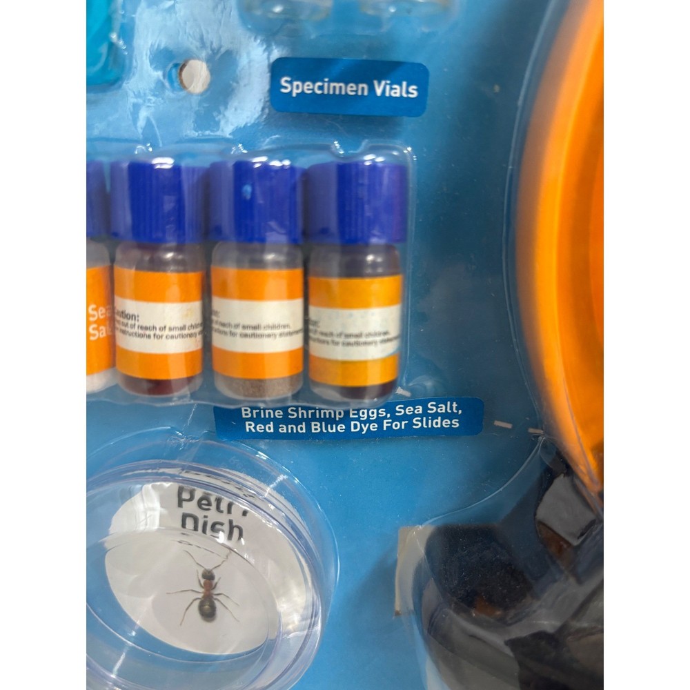 Discovery Microscope Science Kit STEM Set with Tools and Specimen Vials