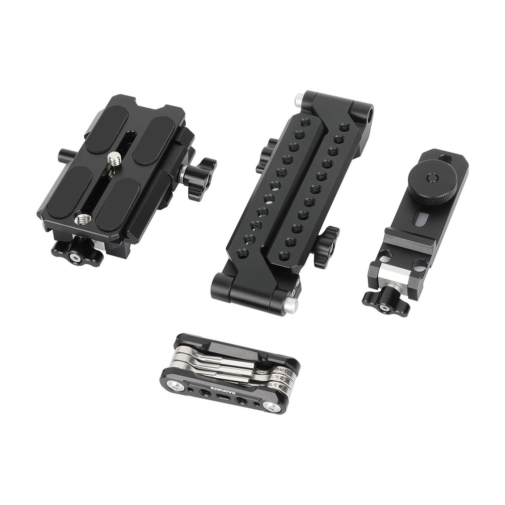 CAMVATE Universal Quick Release Foldable Half Cage Kit with Arca-Type Baseplate