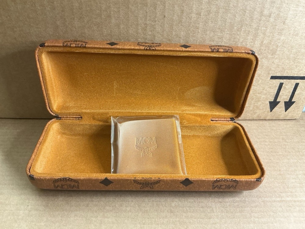 Authentic MCM Eyeglass Case With Cleaning Cloth