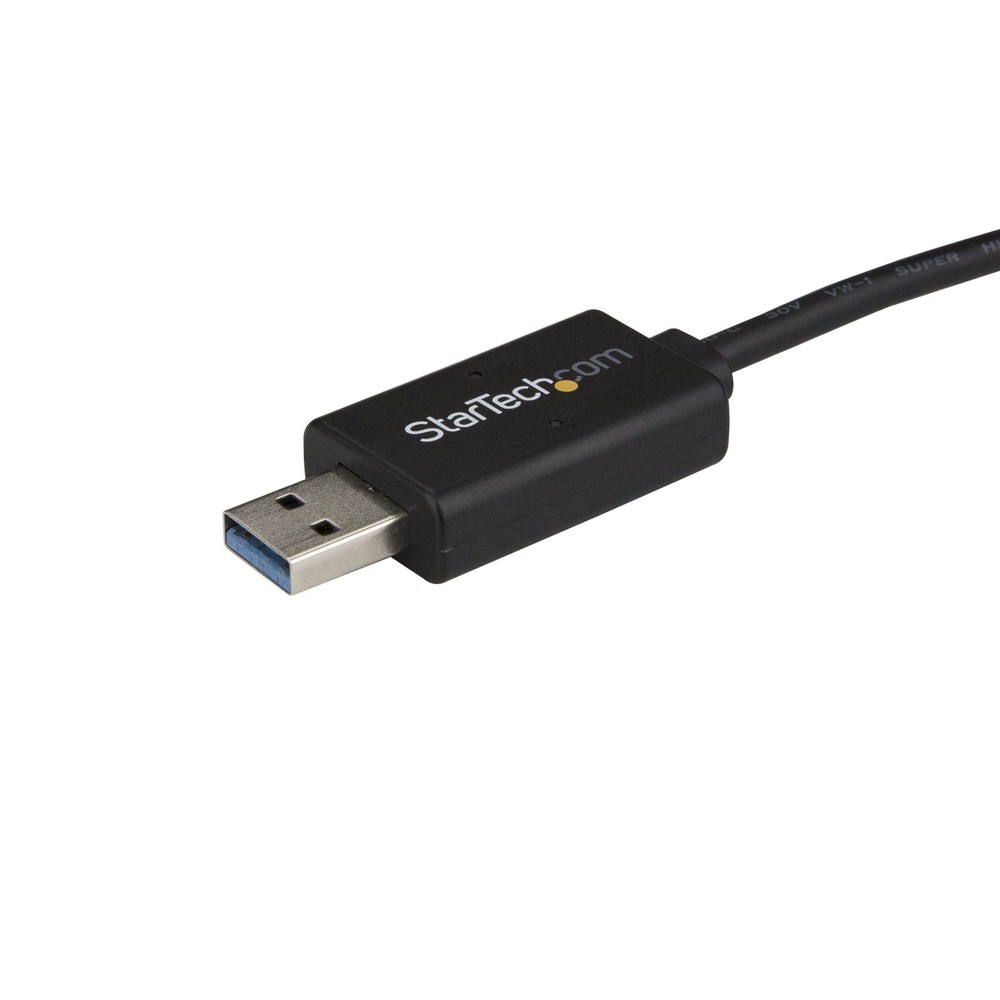 StarTech.com USB C to Data Transfer Cable, Mac/Windows, 6.56 feet, Black