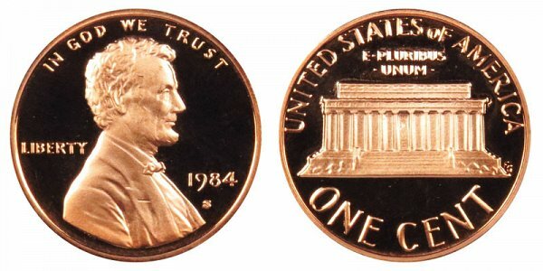 1984 P D S GEM CHERRY RED FROM MINT ROLLS,  DCAM PROOF from PROOFSETS