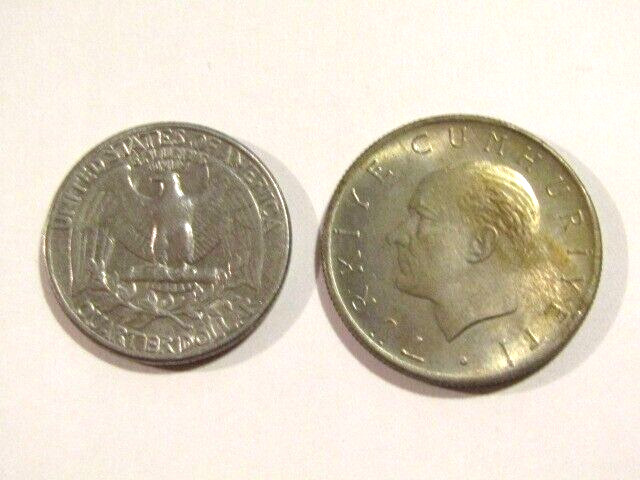 Turkey 1957 1 Lira unc Coin