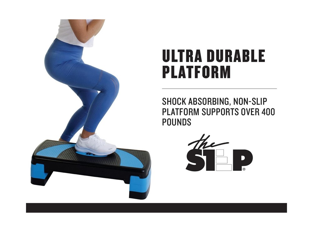 The Step Large Aerobic Stepper for Home Workout Steppers for Exercise