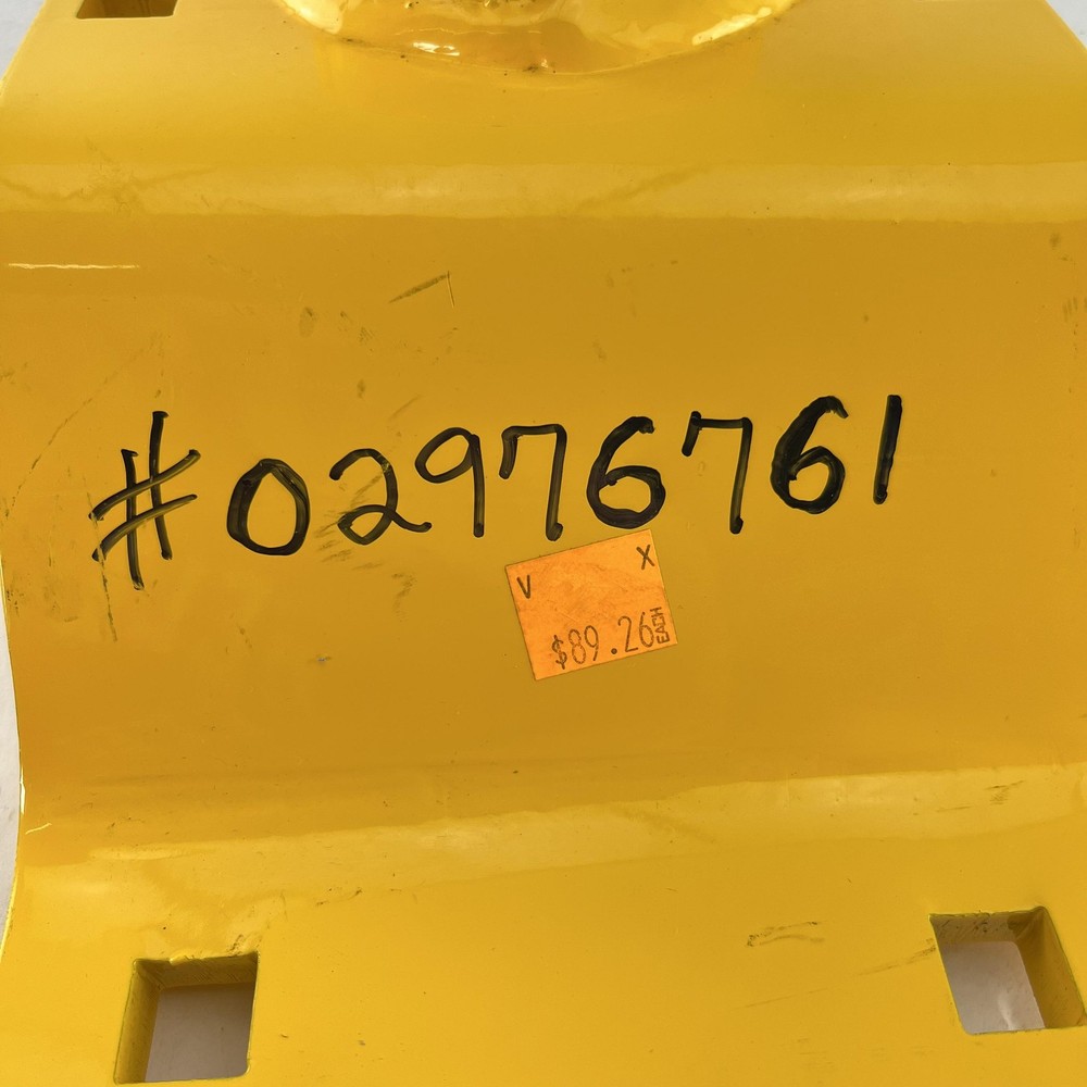 Generic 02976761 Yellow Steel Roller Mounting Bracket Plate