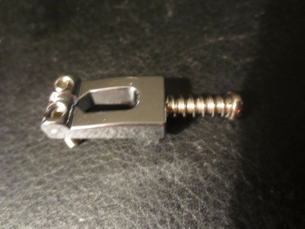 Strat saddle-Chrome- "P" profile-one only- item 88