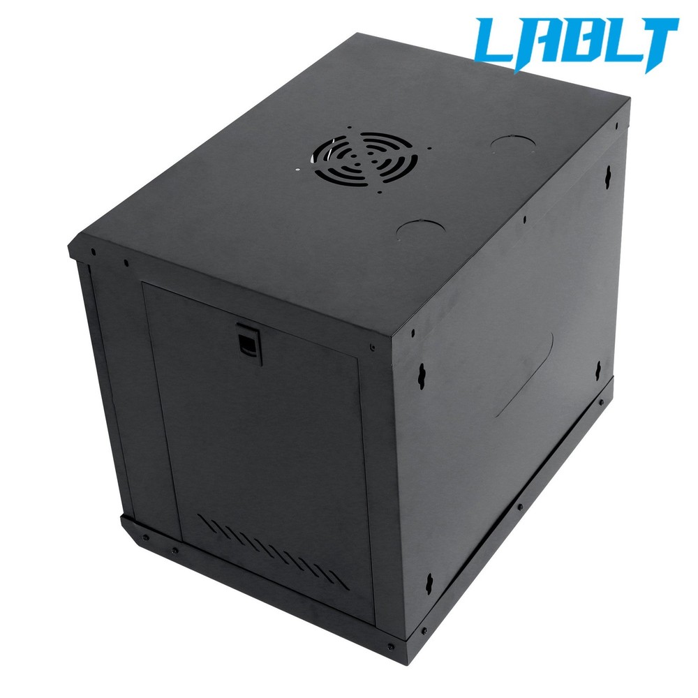 LABLT 9U Server Rack Enclosure Maximum depth 15.5" wall mount network W/Locks