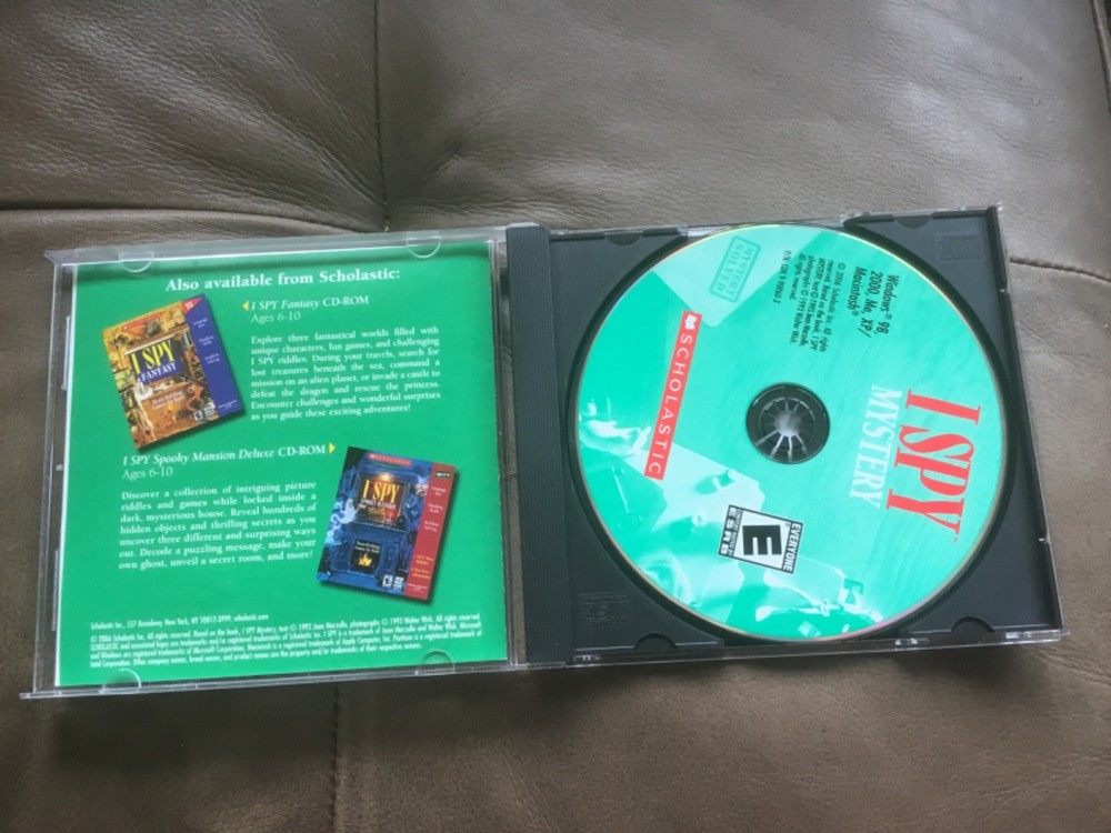 I Spy Mystery PC CD-ROM WIN/MAC 2006 Scholastic